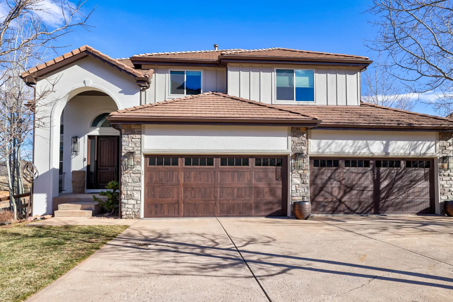 After exterior remodel of Denver home with new roofing and siding