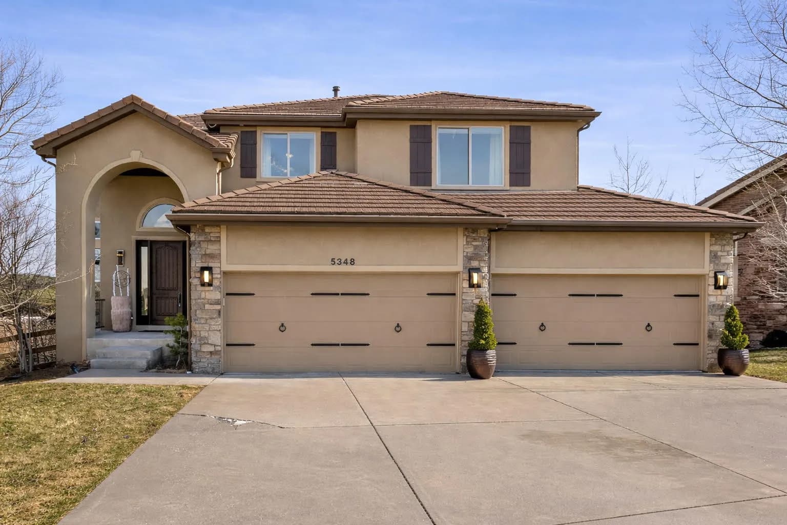 Before exterior remodel of Denver Colorado home