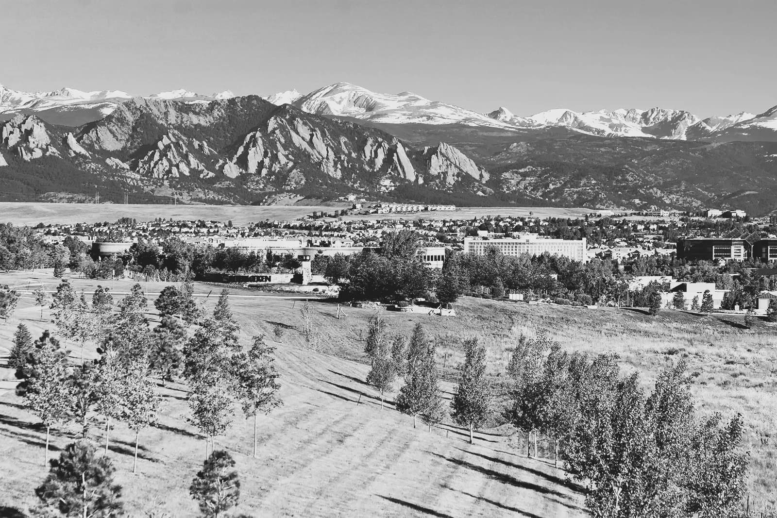 Colorado Rocky Mountains scenic landscape near Denver