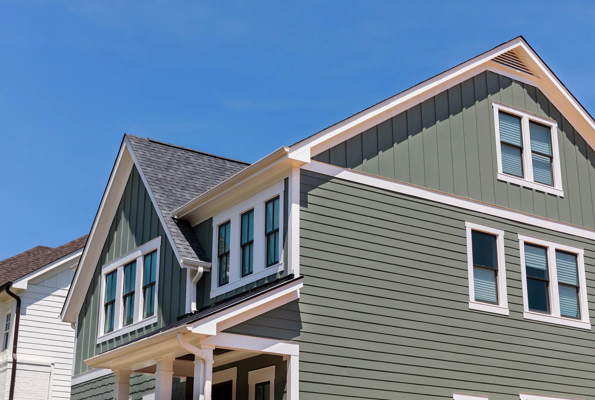 James Hardie fiber cement siding installation on Denver home